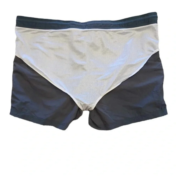 Lands End Grey Lined Swim Shorts Size XXL - Picture 4 of 7